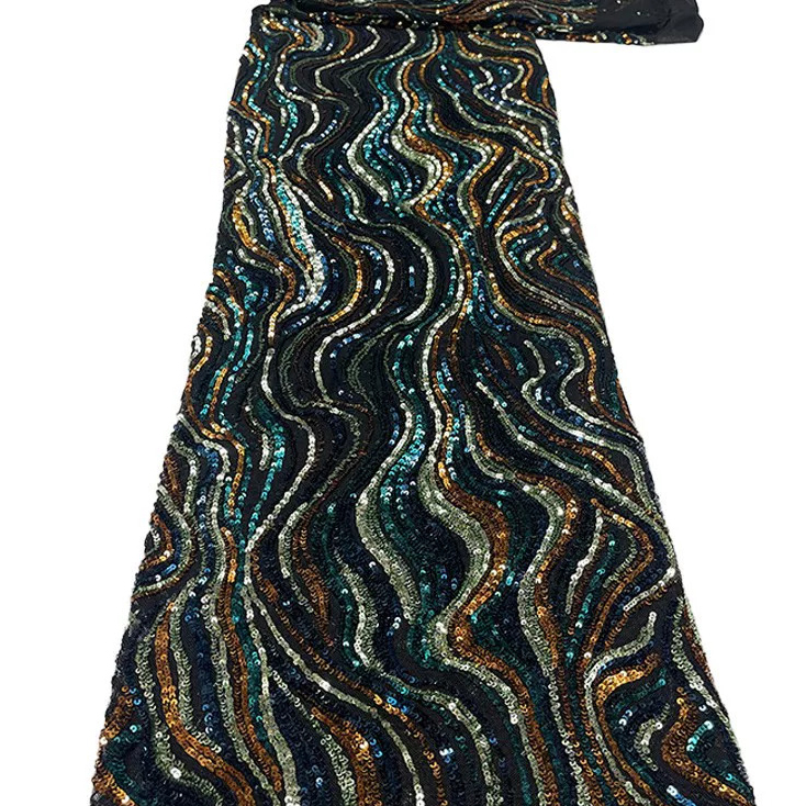 Embroidery Beads - 1 yarda de tela de malla