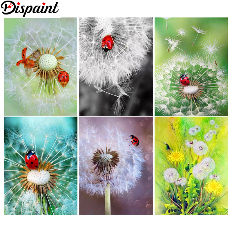 Embroidery Lady Bug - Dispaint-pintura de diamante artesanal, 