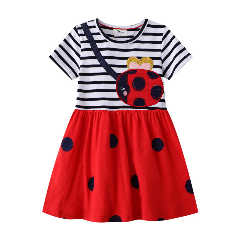 Embroidery Lady Bug - Jumping Meters-vestidos bordados de mariquita para