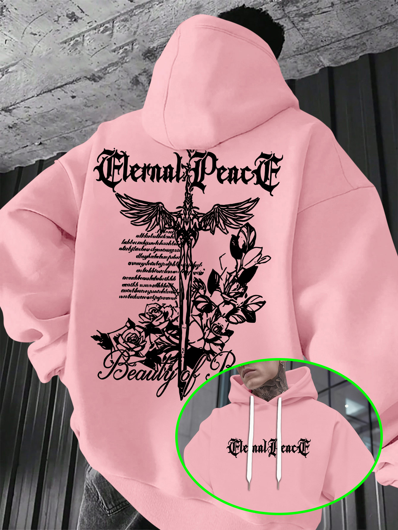 Sudadera con Capucha Estilo Go - Embroidery Font Free reseña y precio