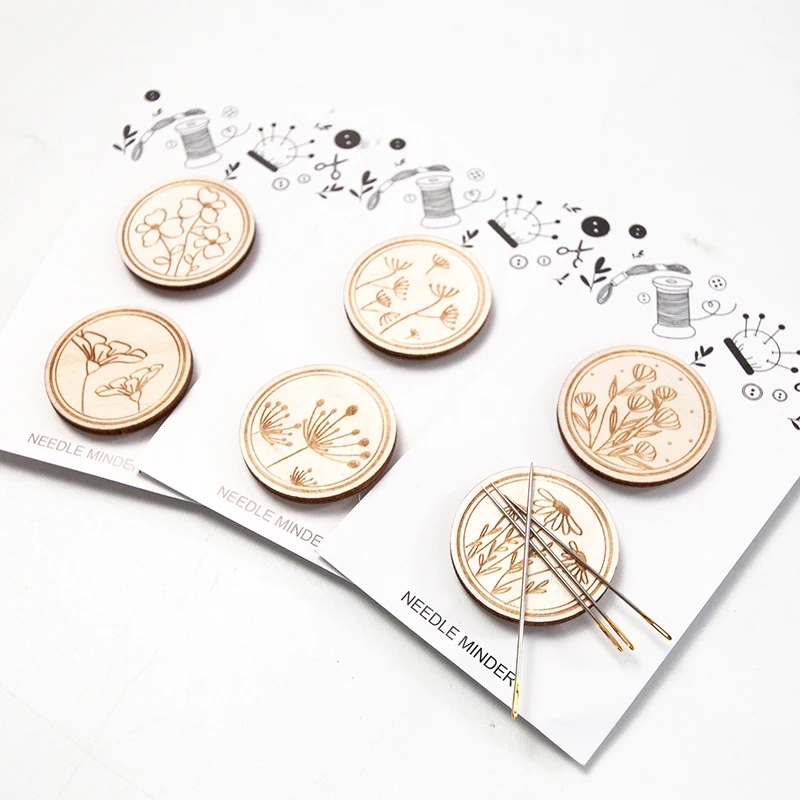 Agujas de madera para punto de - Needle Minder Magnet reseña y precio