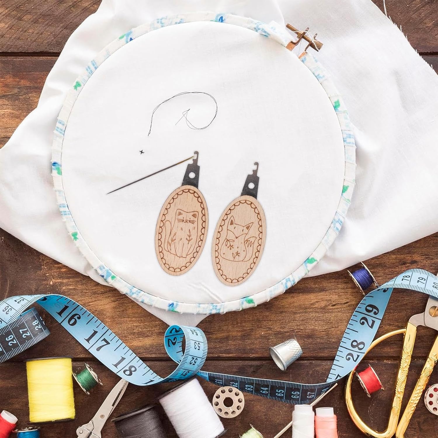 2 unids/set enhebradores de ag - Embroidery Converter reseña y precio