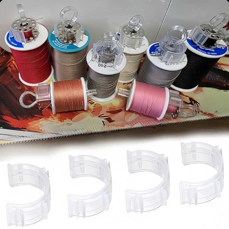64 soportes transparentes para - Embroidery Threads reseña y precio