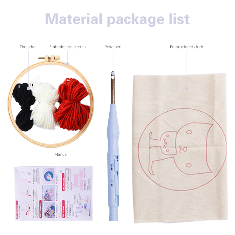 Kit de bordado con aguja perfo - Embroidery Xmas Decorations reseña y precio
