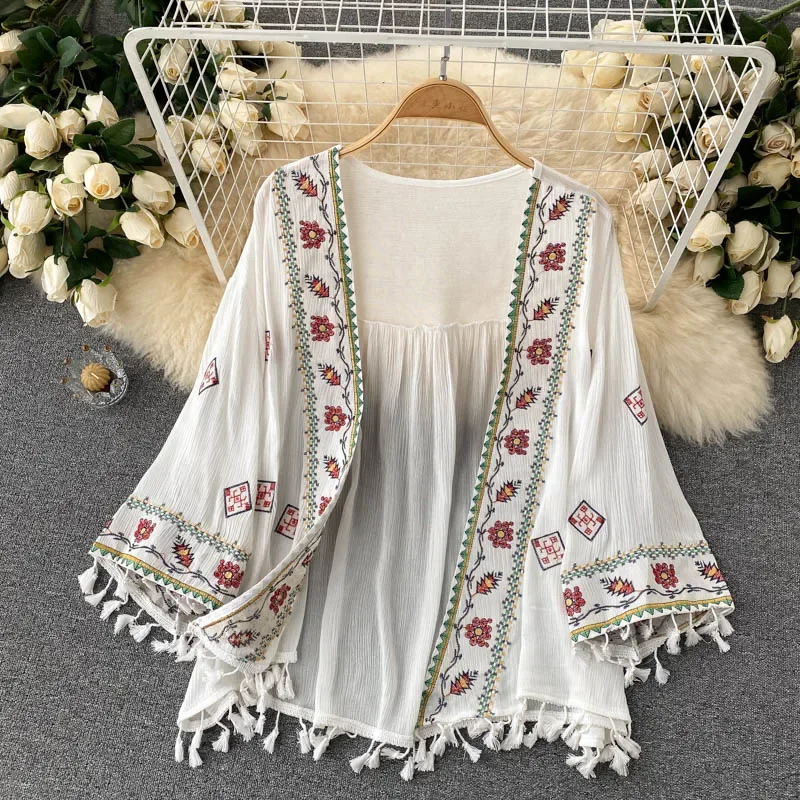Camisa de verano para mujer, c - Embroidery On Shirt reseña y precio