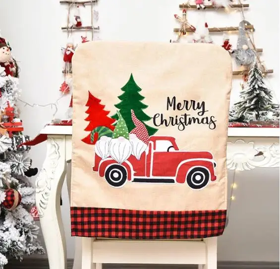 4/6/8 Uds. Funda navideña para - Embroidery Xmas Decorations reseña y precio