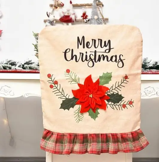 4/6/8 Uds. Funda navideña para - Embroidery Xmas Decorations reseña y precio