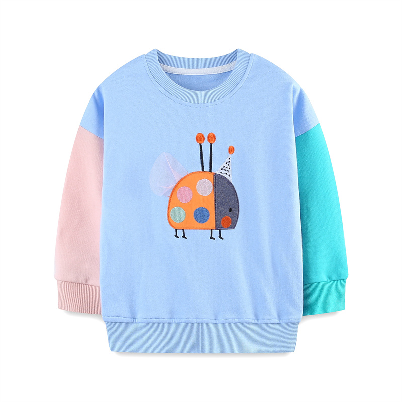 Jumping Meters 2-7T sudadera b - Embroidery Lady Bug reseña y precio