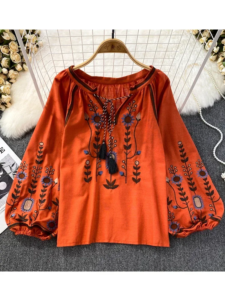 Blusa de primavera para mujer  - Embroidery On Shirt reseña y precio