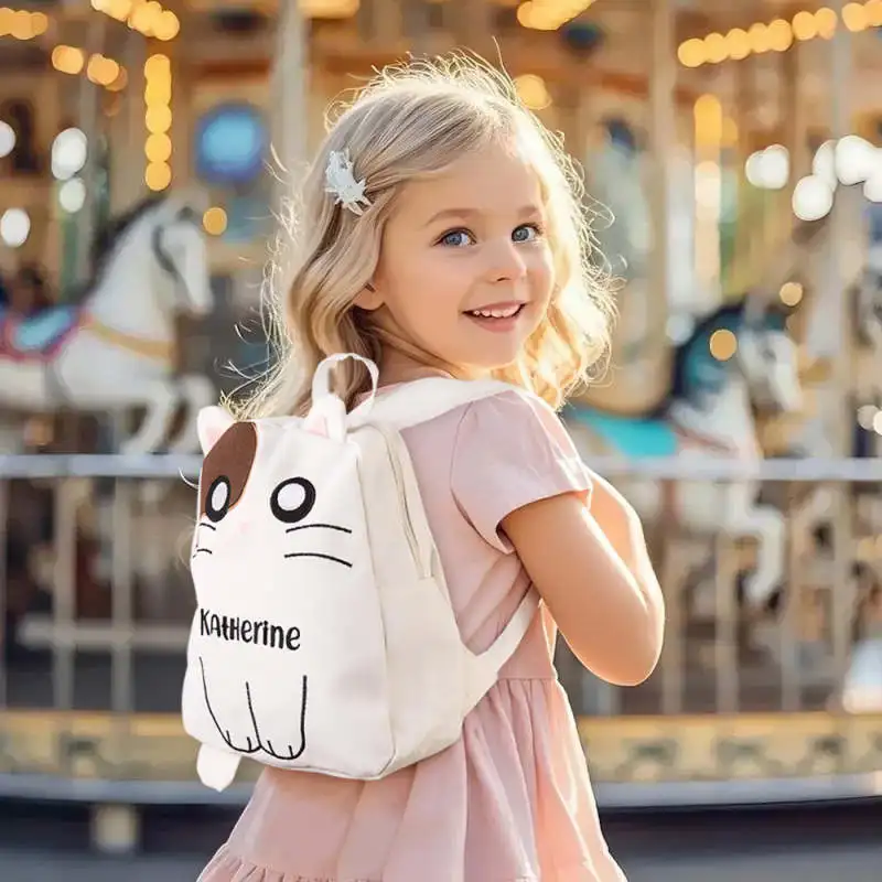 Mochila de estilo coreano con  - Embroidery Name Designs reseña y precio