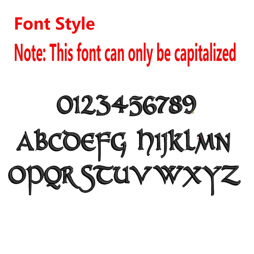 Llavero bordado de doble cara  - Embroidery Font Free reseña y precio