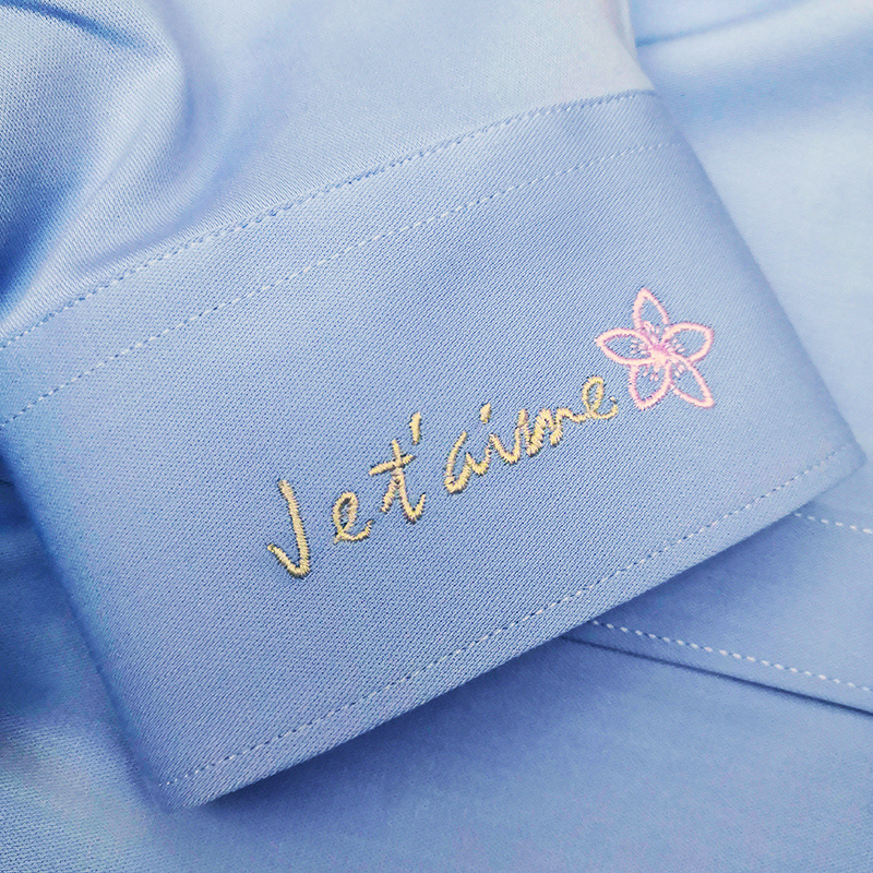 Camisa con logotipo bordado pe - Embroidery Name Designs reseña y precio