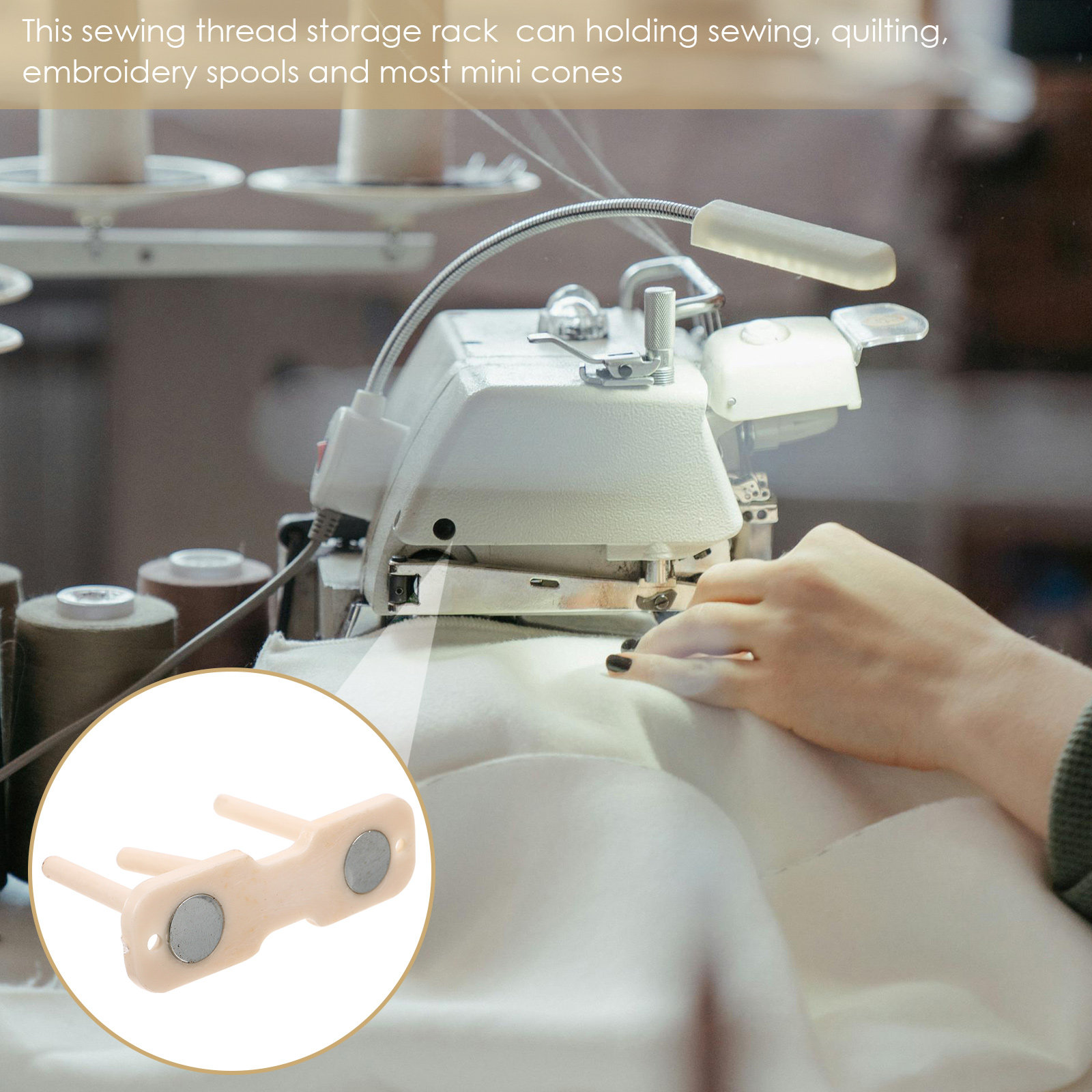 Soporte de Plástico para Bobin - Embroidery Threads reseña y precio