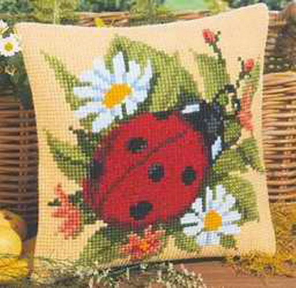 Kit de punto de cruz de mariqu - Embroidery Lady Bug reseña y precio