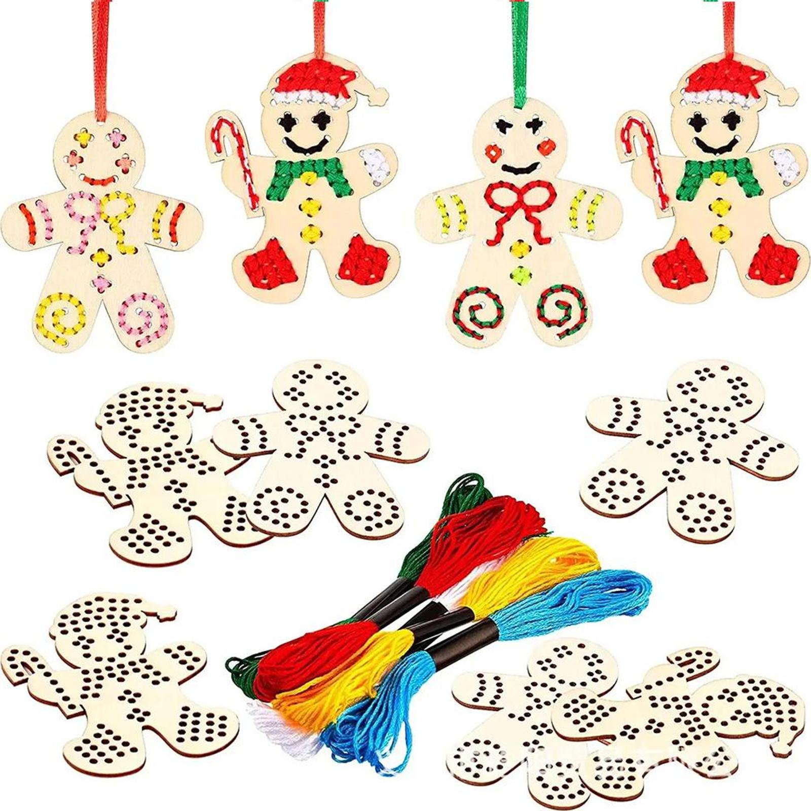 Colgante de Punto de Cruz con  - Embroidery Xmas Decorations reseña y precio