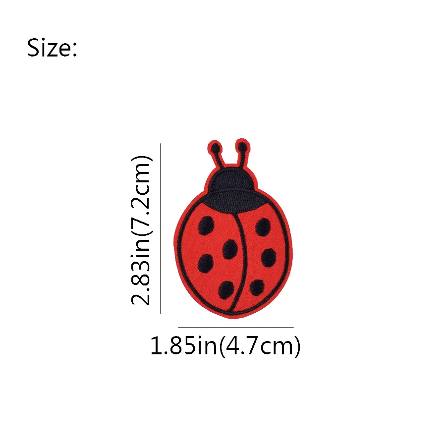 Parches para ropa, apliques pa - Embroidery Lady Bug reseña y precio
