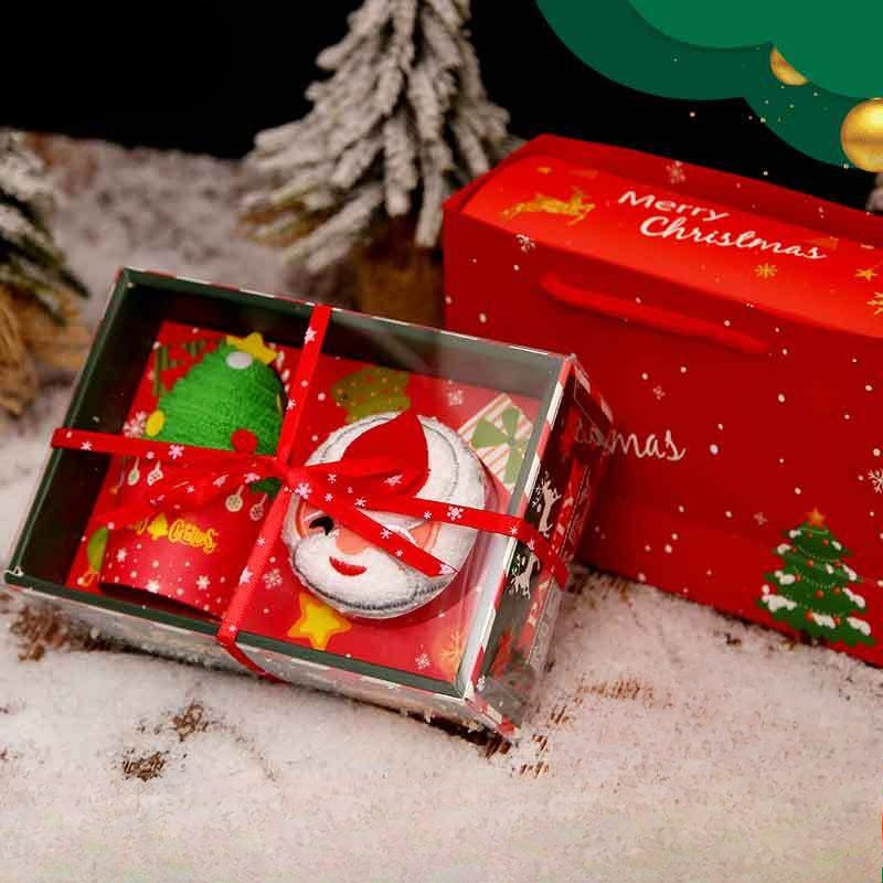 Toallas navideñas de 30*30cm c - Embroidery Xmas Decorations reseña y precio