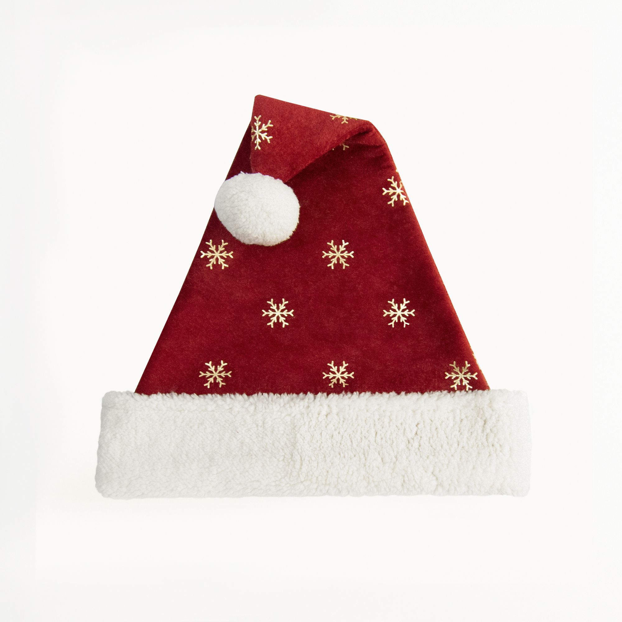 Gorro Navideño de Terciopelo B - Embroidery Xmas Decorations reseña y precio