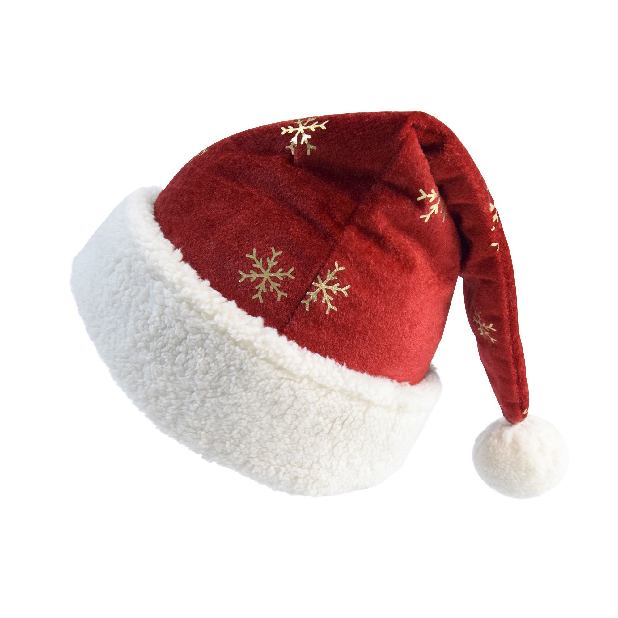 Gorro Navideño de Terciopelo B - Embroidery Xmas Decorations reseña y precio