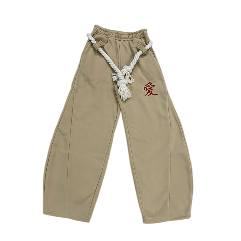 Pantalones casuales holgados d - Embroidery Font Free reseña y precio