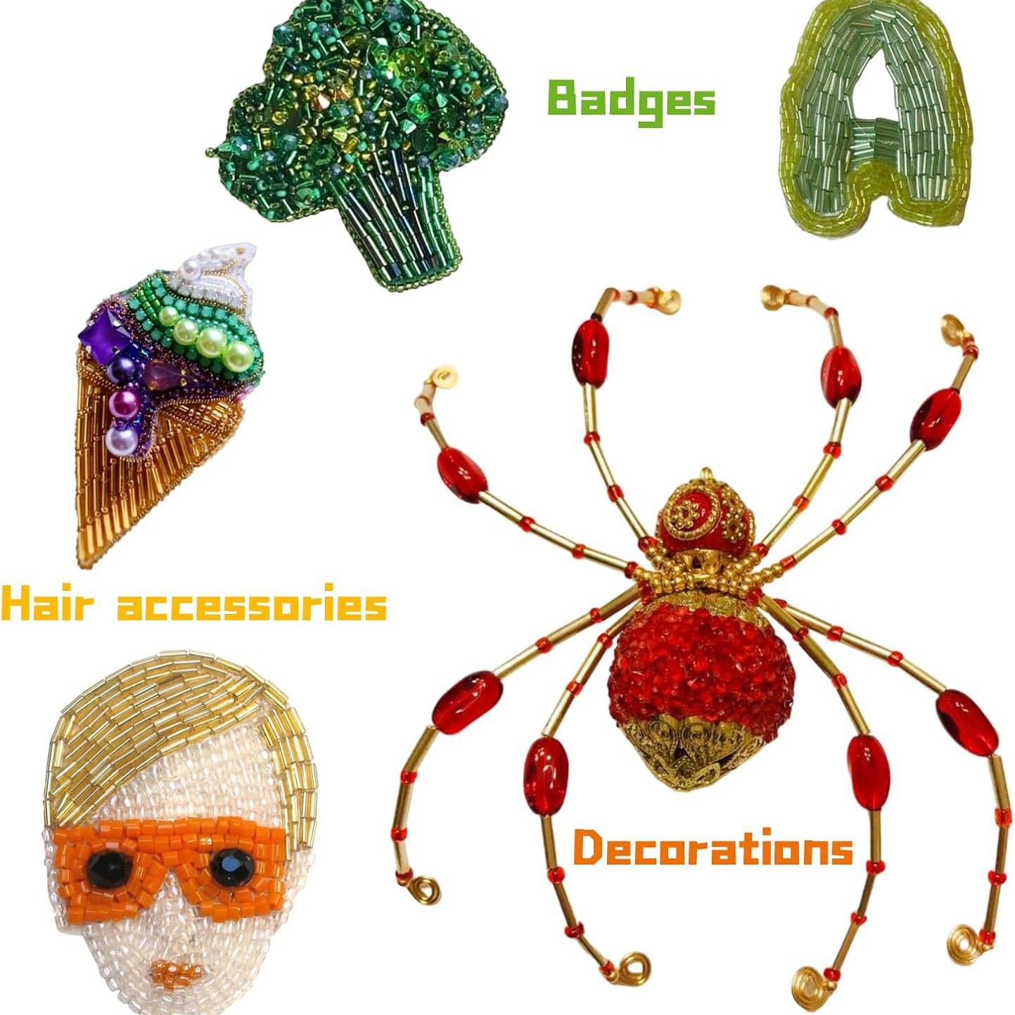 Aproximadamente 6720 Piezas/Ca - Embroidery Beads reseña y precio
