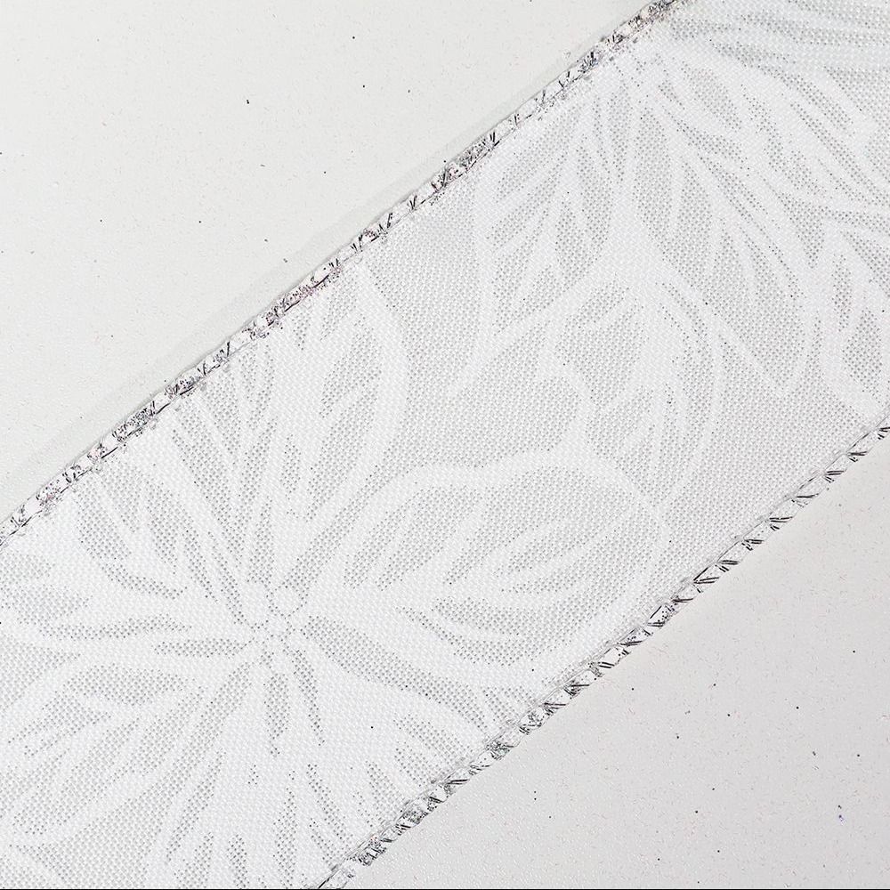 Cinta de tela con bordado de e - Embroidery Xmas Decorations reseña y precio