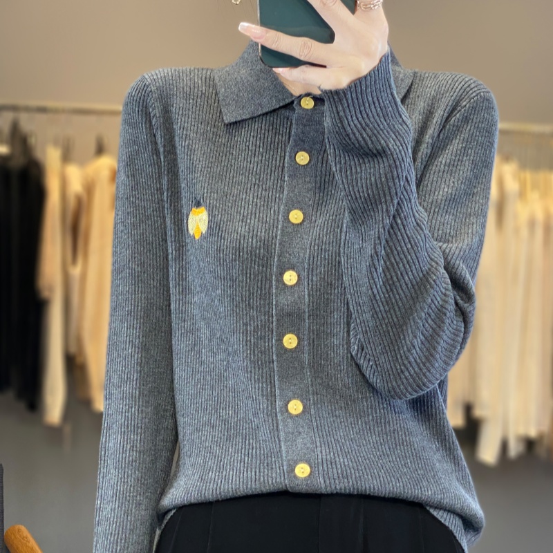Ropa de Mujer WinvyNee, Cárdig - Embroidery Lady Bug reseña y precio