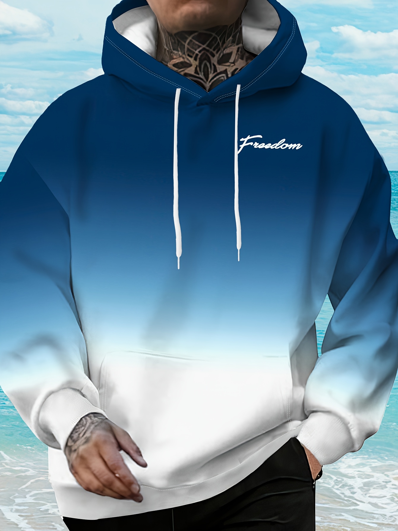 Sudadera con Capucha para Homb - Embroidery Font Free reseña y precio