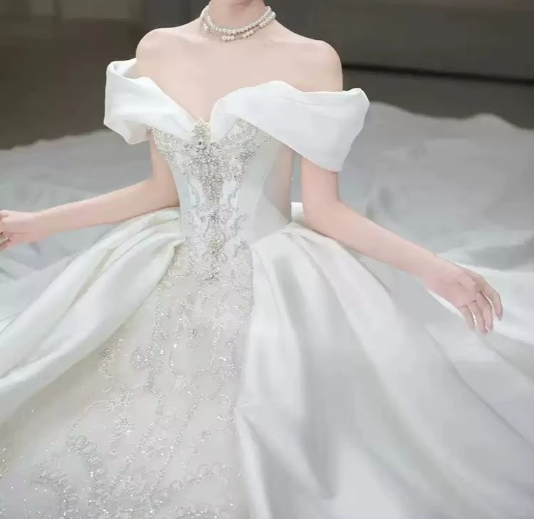 Vestidos de Novia Elegantes co - Embroidery Beads reseña y precio