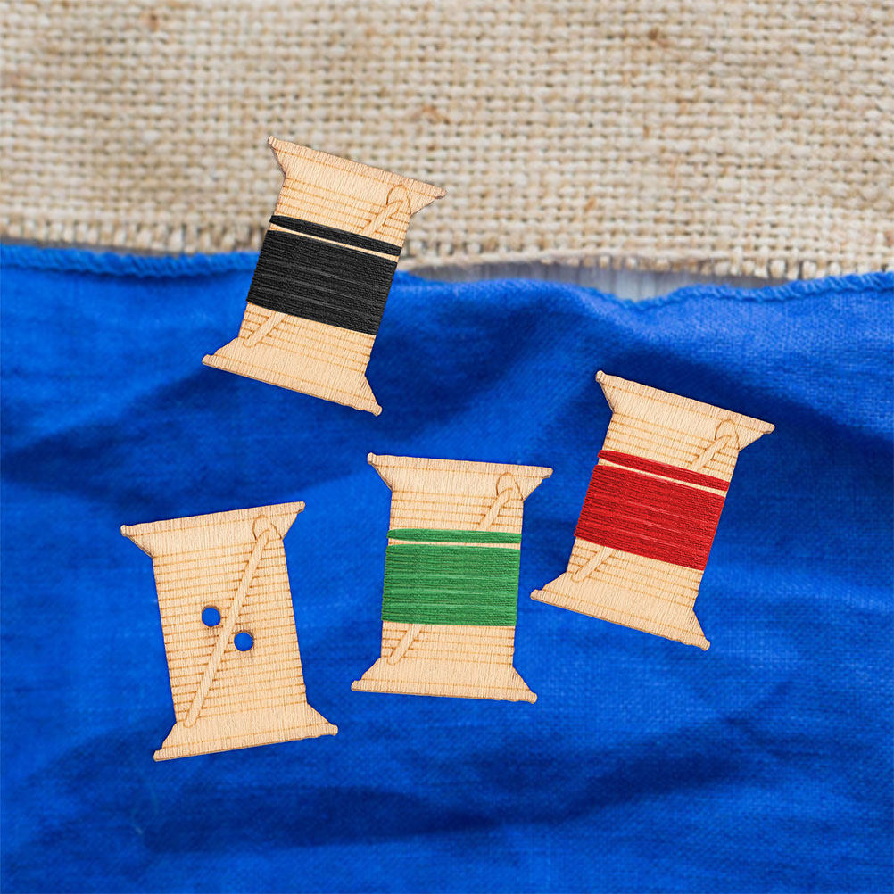 100 piezas de tablas de madera - Embroidery Threads reseña y precio