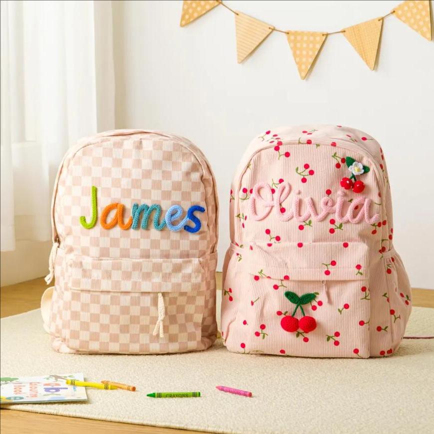 Mochila bonita personalizada p - Embroidery Name Designs reseña y precio