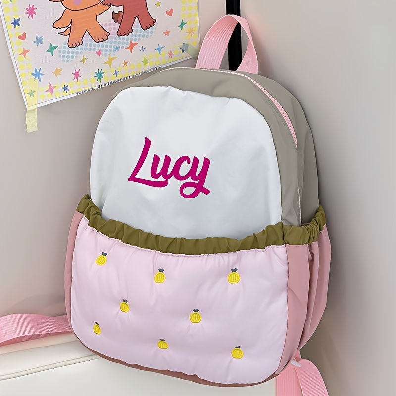 Mochila pequeña bordada con no - Embroidery Font Free reseña y precio